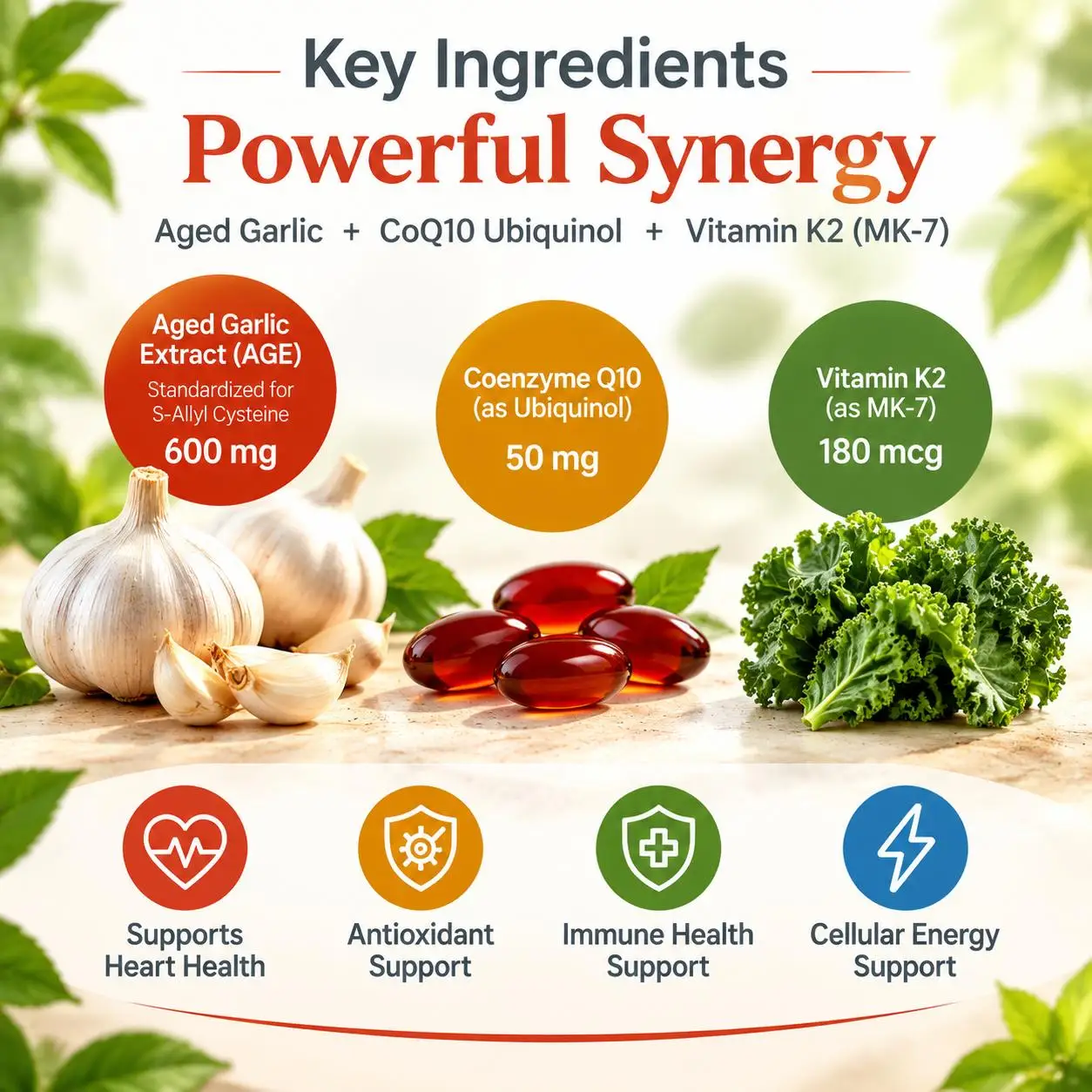 Odorless Aged Garlic Softgels  - Coq10 Ubiquinol Softgel 评论和价格