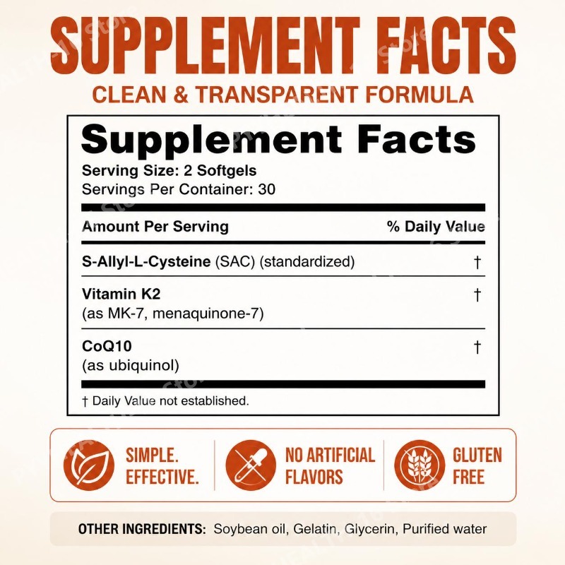 Aged Odorless Garlic Softgels  - Coq10 Ubiquinol Softgel 评论和价格
